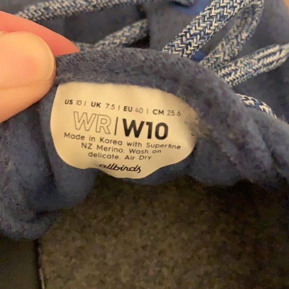 Allbirds blue wool runners women’s size 10 - Picture 9 of 12